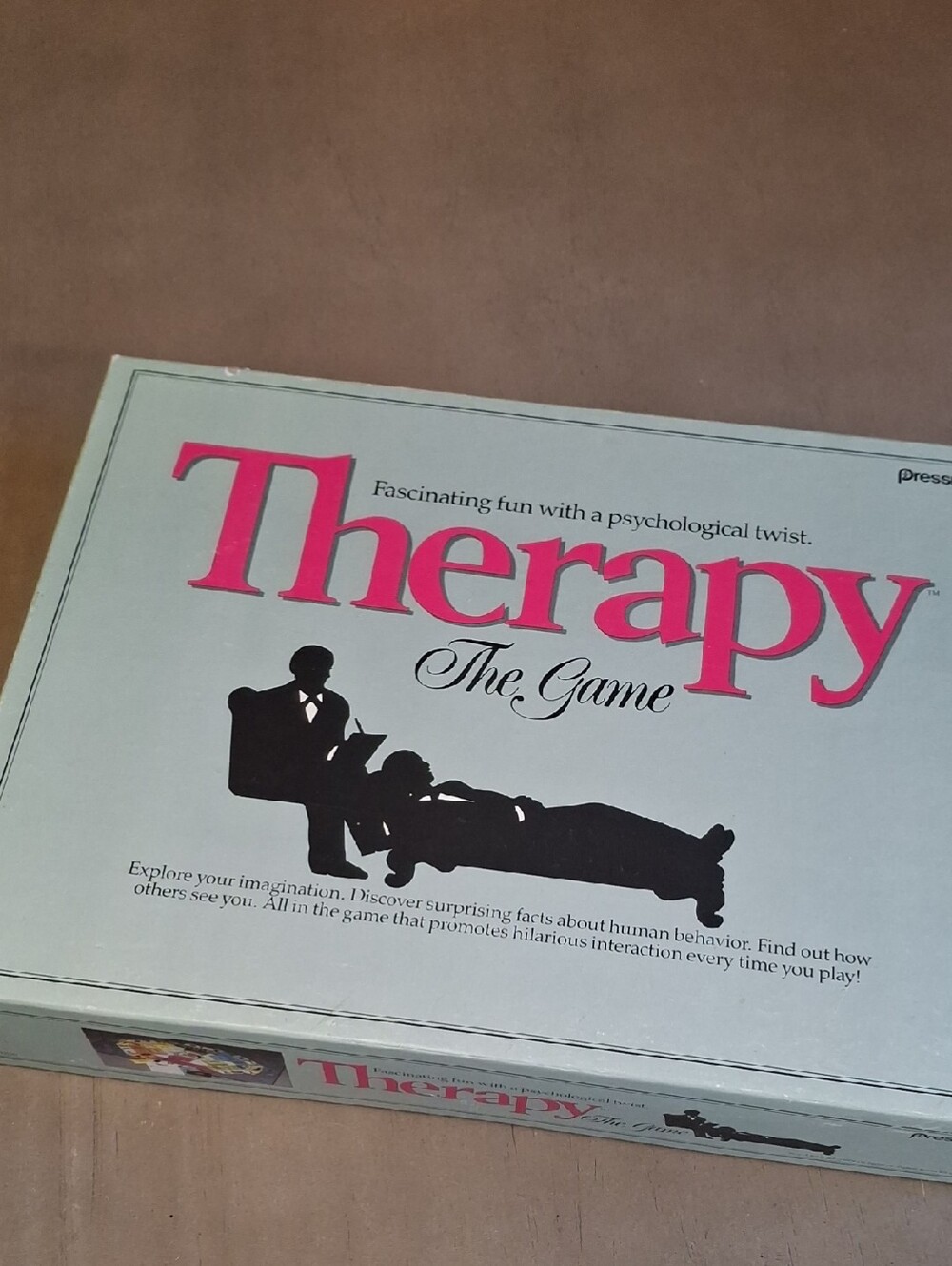 Therapy The Game Board Game - Pink & White